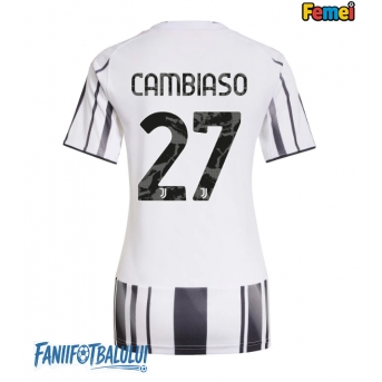 Juventus Andrea Cambiaso #27 Tricou Fotbal Replică 2025-26 Femei Acasa
